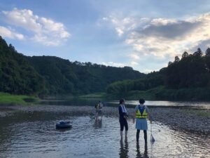 那賀川で遊びます